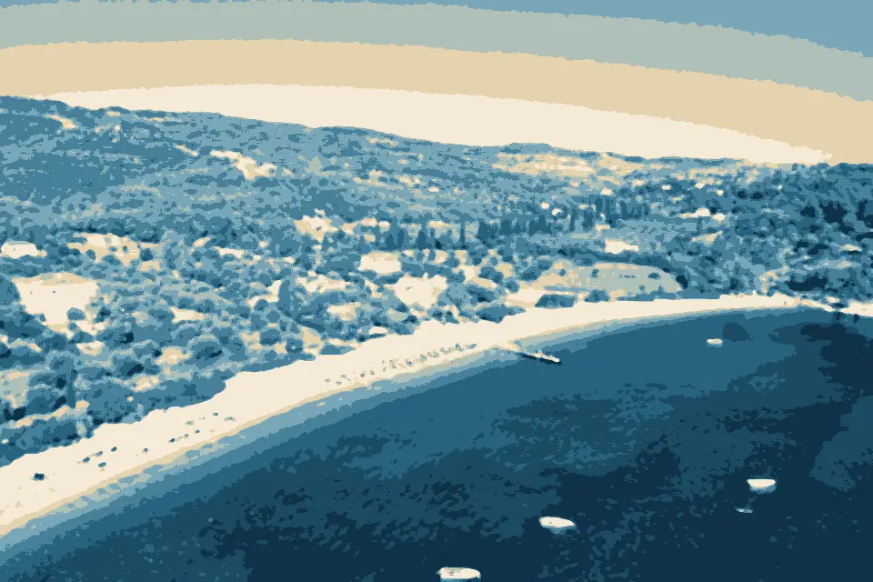 Ágioi Anárgyroi: Strand Agioi Anargyri auf Spetses, Griechenland (48759865278)