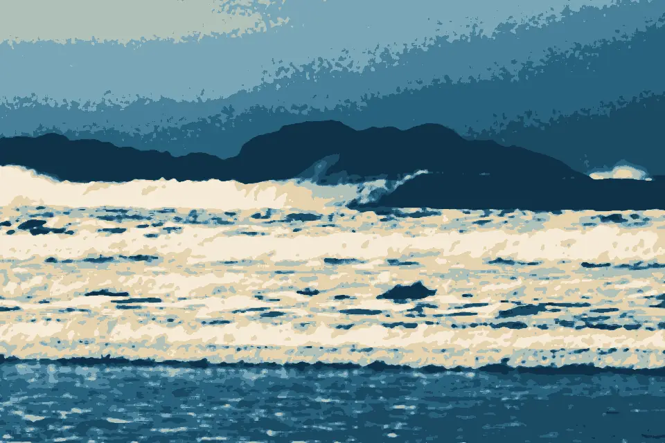 Chesterman Beach: High surf at Chesterman Beach, near Tofino - panoramio