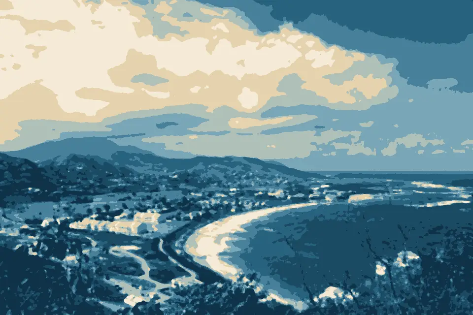 Frigate Beach: Karibik, St. Kitts - North Frigate Bay - View from Timothy Hill - panoramio
