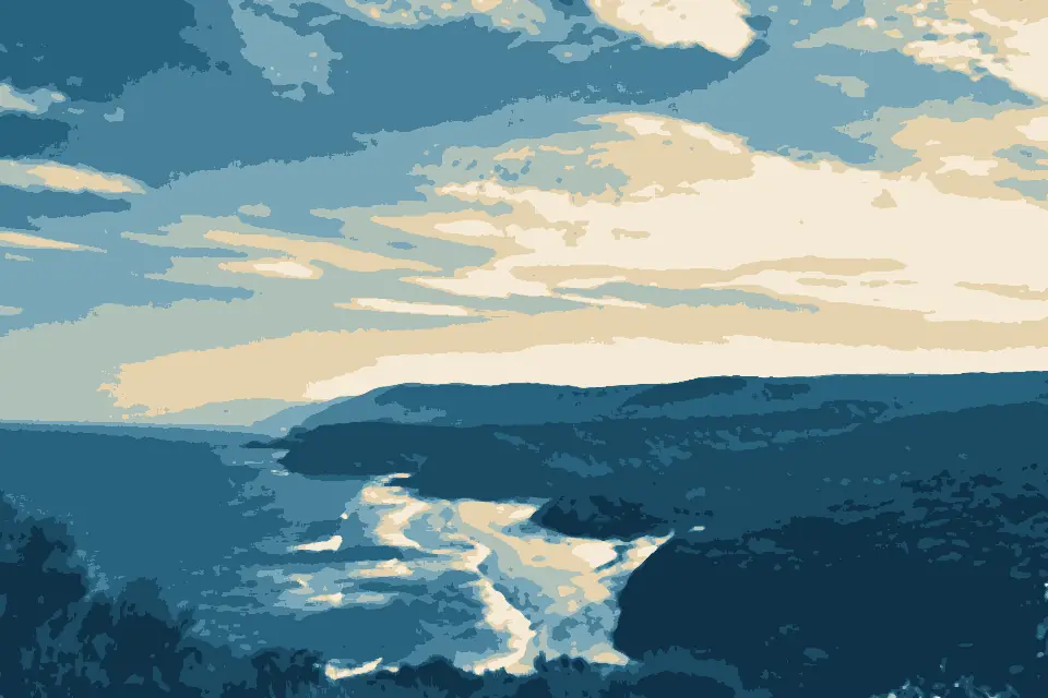 Garie Beach: South From Garie Head
