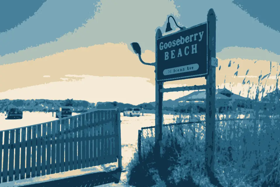 Gooseberry Beach: Gooseberry Beach, Newport Rhode Island