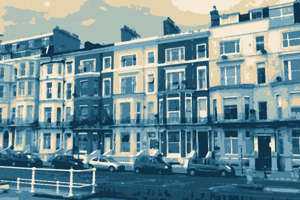 Hastings Beach: Hastings Seafront - July 2014 - Primrose House