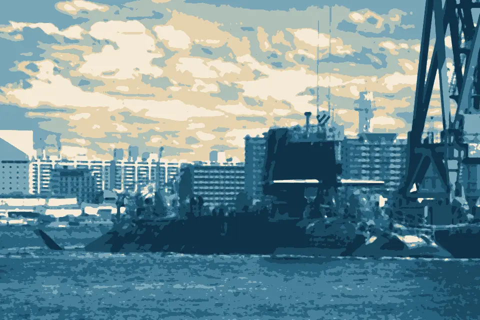 Kawa-saki: JS Shoryu(SS-510) right front view at Kawasaki Heavy Industries Kobe Shipyard September 2, 2022 01