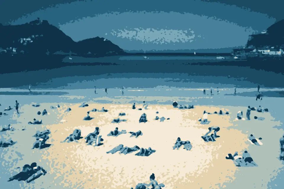 Kontxa / La Concha: San Sebastian Playa de la Concha - panoramio