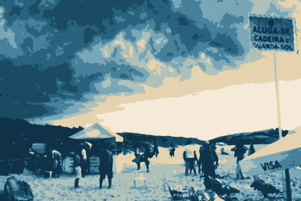 Mole Beach: Summer storm in praia Mole, Florianopolis - panoramio