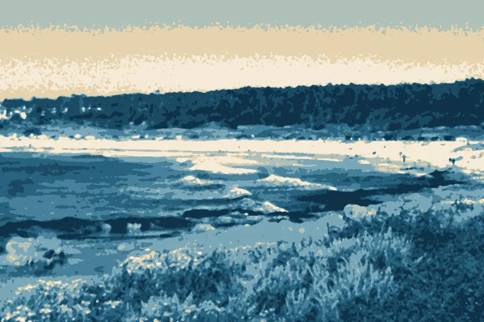 Moss Beach: Beach Scene