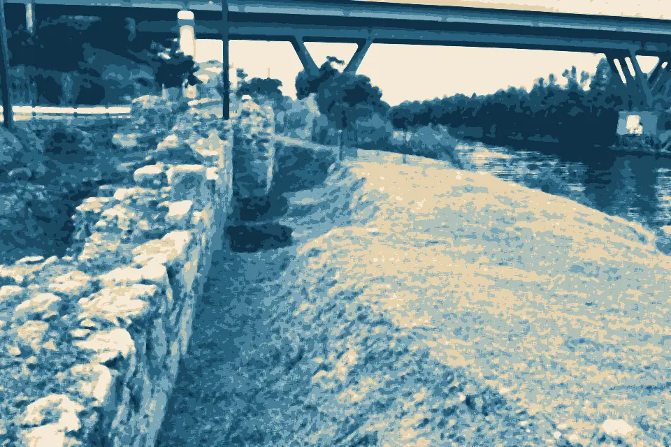 Nea Potidea Beach: Canal of Kassandra, Potidea