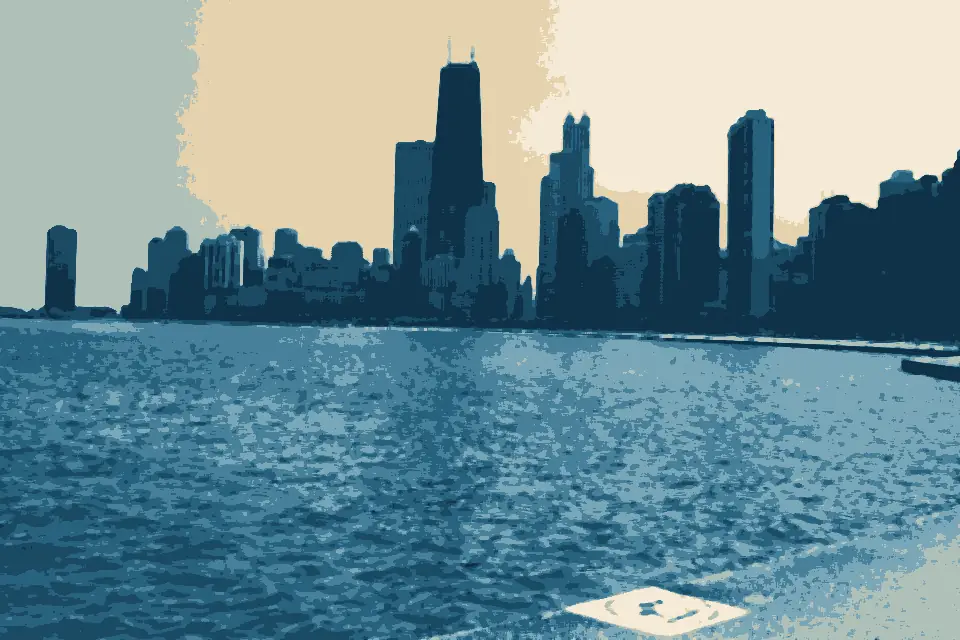 North Avenue Beach: Chicago - South view just south of North Beach - panoramio