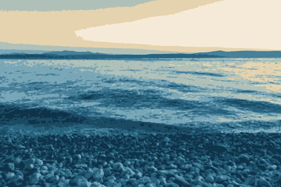 Nugal Beach: Peaceful sea at Makarska (40186098441)