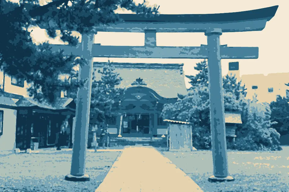 Ōmori Hama: Omoriinari Shrine