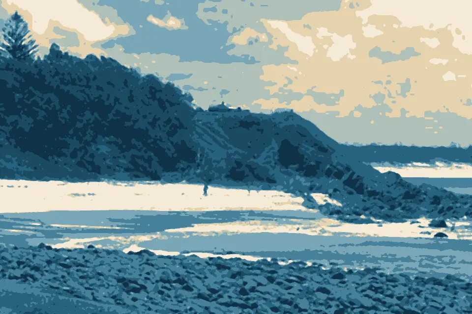 Pebbley Beach: Pebbly Beach - panoramio