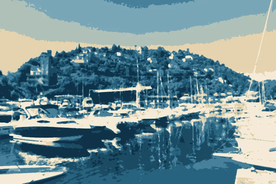 Plage de la Raguette: Port de la Rague (2014)