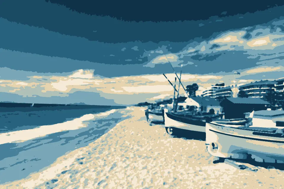 Platja de Pineda: Platja dels Pescadors, 1