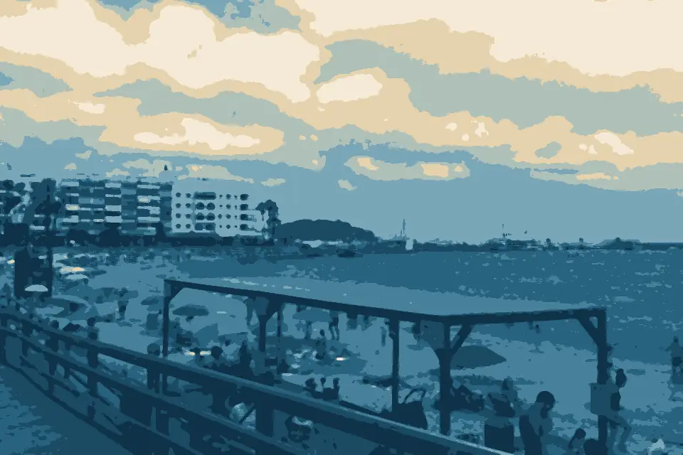 Platja de S'Alga: Santa Eulària playa