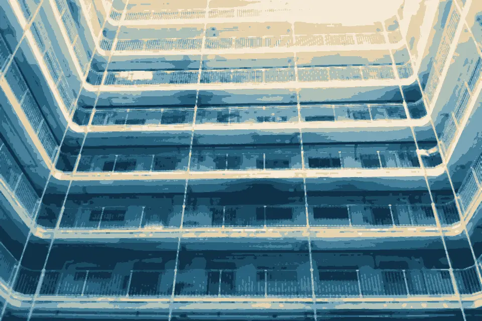 Pok Po Wan: HK 華富邨 Wah Fu Estate 06 courtyard Mar-2012