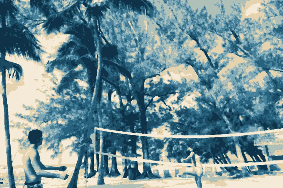 Rum Point Beach: Rum Point, Grand Cayman, Cayman Islands -beach volleyball-12Jan2011 (1)