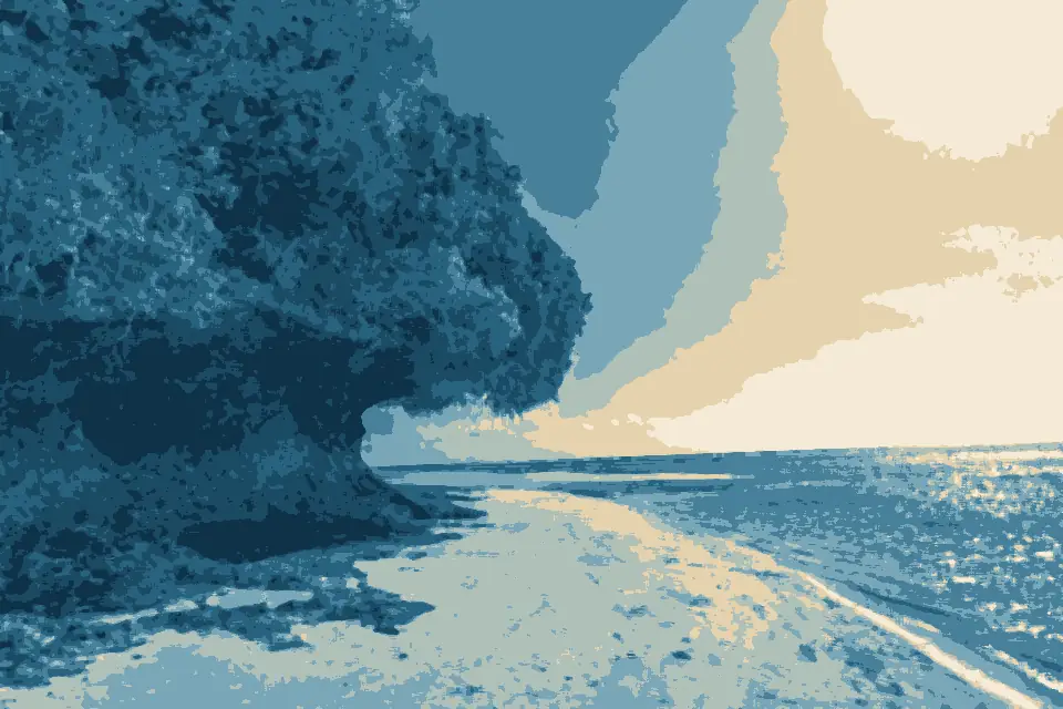 Shanzu Beach: Mombasa beachside, Kenya - Jan 1, 2023