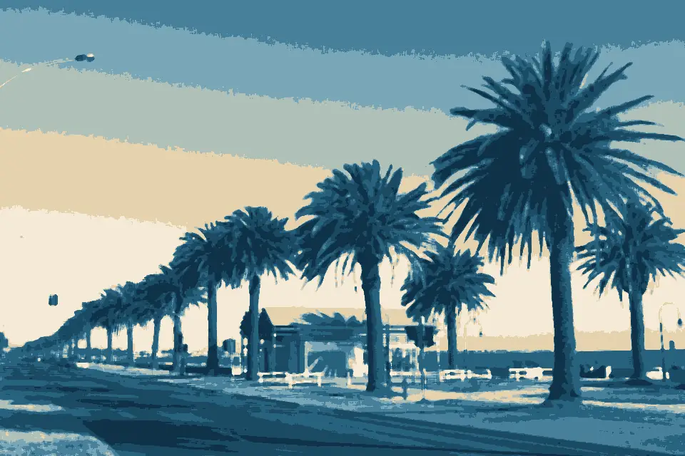South Melbourne beach: Port Melbourne Bayside Foreshore Promenade
