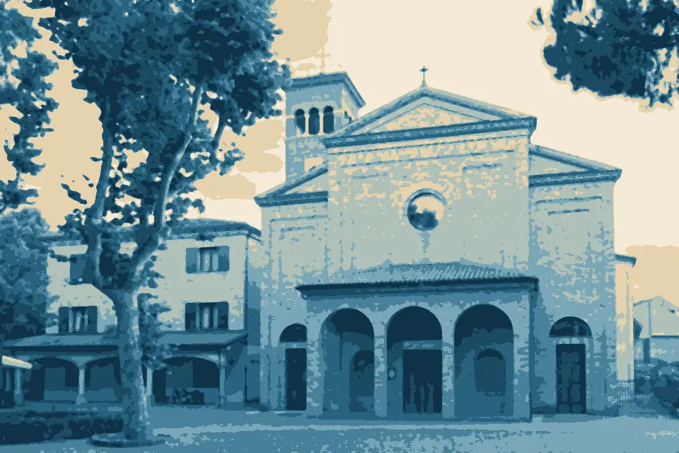 Spiaggia Bellaria: Bellaria-Igea Marina - Chiesa parrocchiale del Sacro Cuore in Bellaria