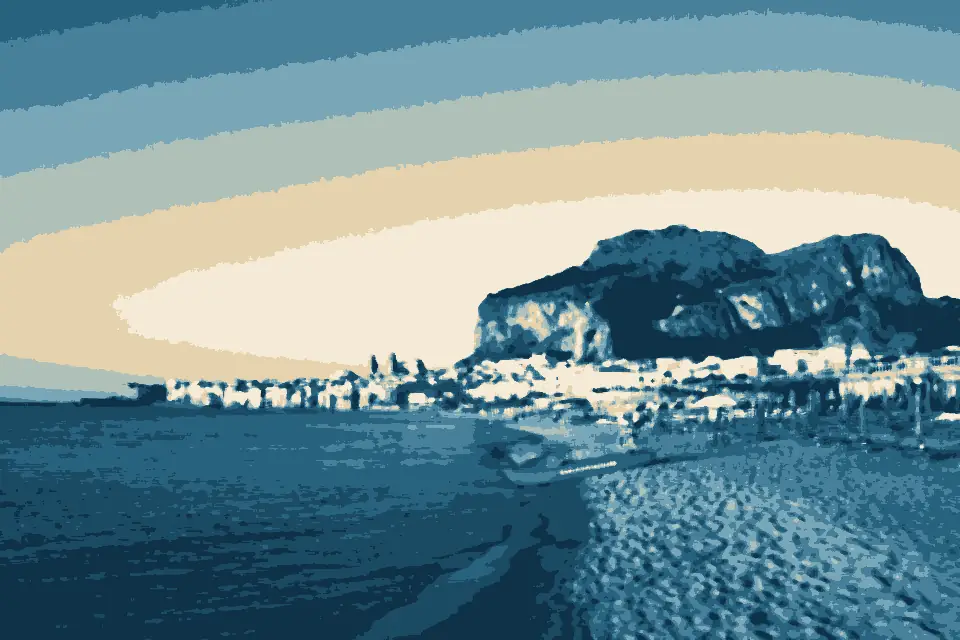 Spiaggia Cefalú: Cefalú beach panorama