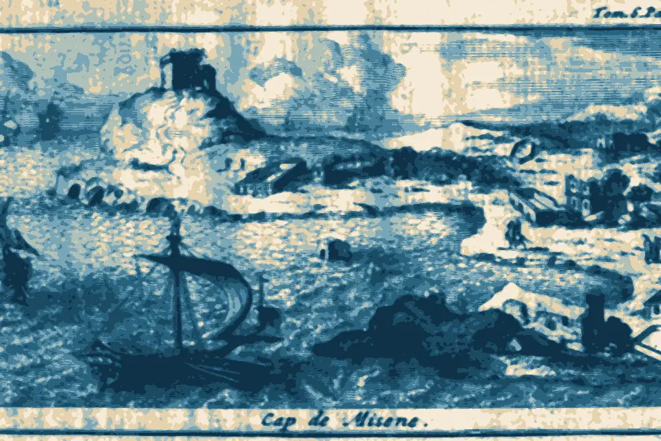 Spiaggia di Miseno: Rogissart, Alexand de – Delices de l'Italie, 1709 – BEIC IE3710861 Capo Miseno