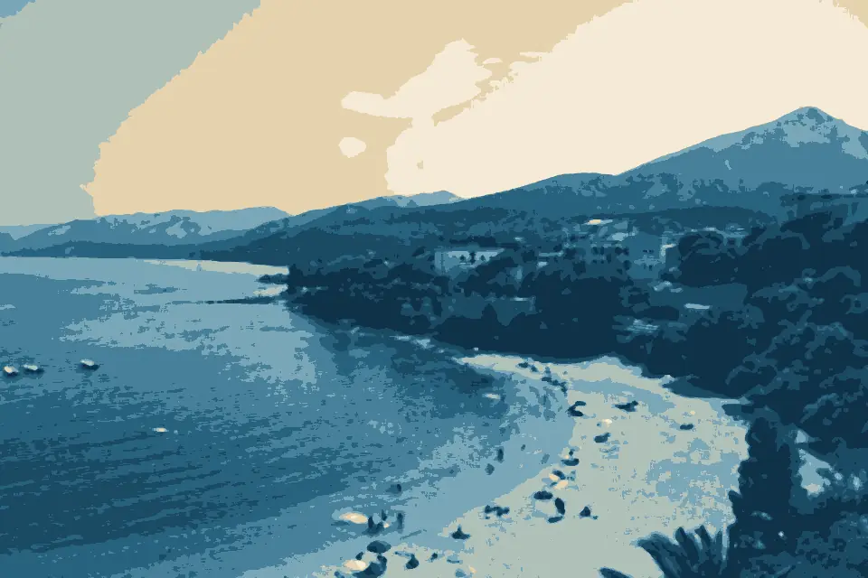 Spiaggia di Palmasera: Cala Gonone Spaggia Centrale, NU, Sardinia, Italy - panoramio