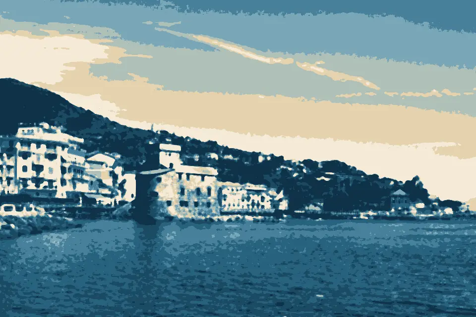 Spiaggia di Rapallo: Castello sul mare, Rapallo GE, Liguria, Italy - panoramio (3)