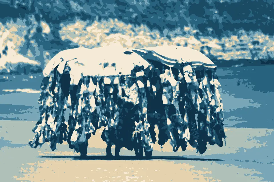 Spiaggia di Scialara: Ambulante in spiaggia a Vieste - panoramio