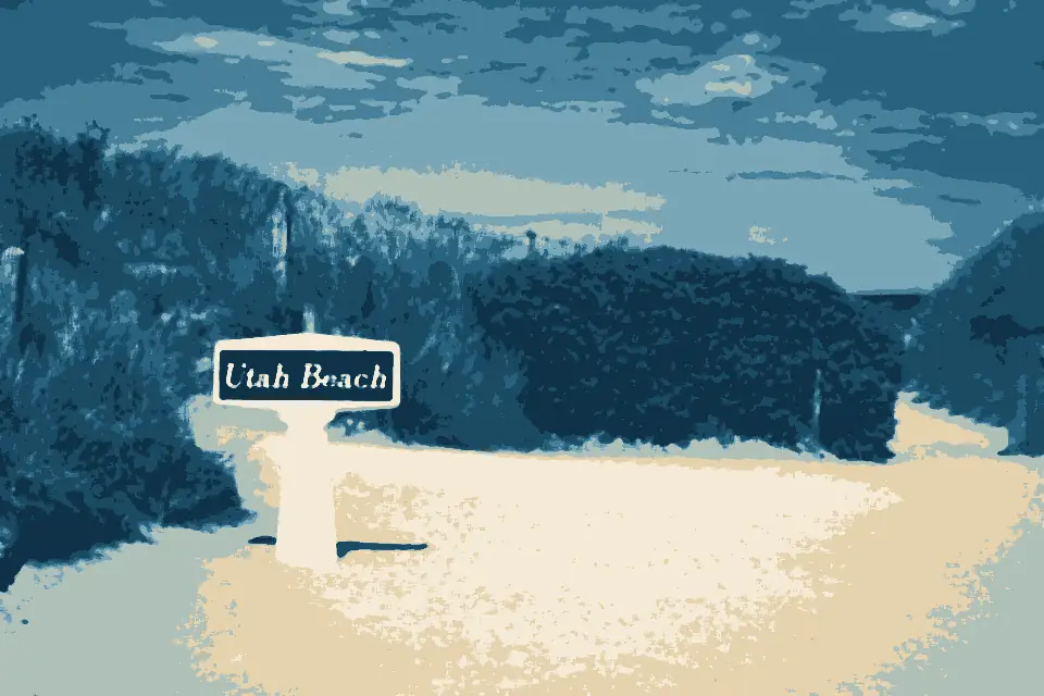 Utah Beach: Utah beach board