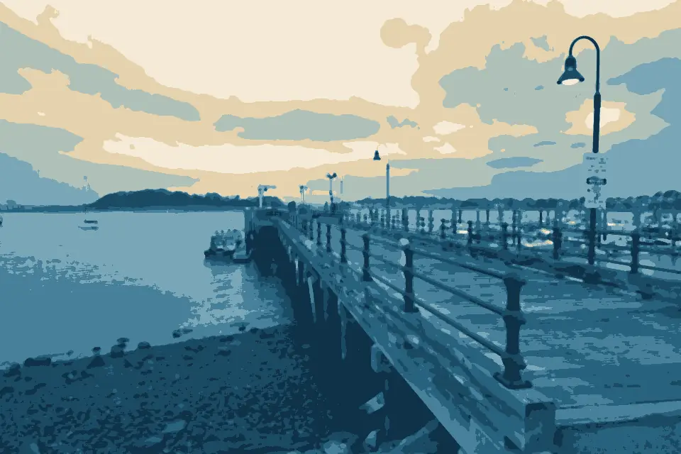 Winthrop Beach: Winthrop Landing pier July 2025 2